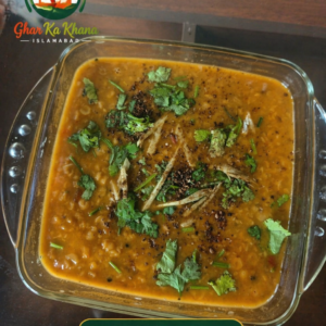 Homemade Mix Daal with fresh salad healthy meal in Islamabad